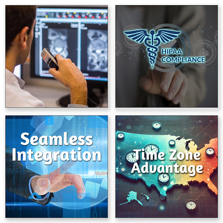 Why Choose US Imaging 4 different parts. 1. Expert Radiologists 2. HIPPA Compliance 3. Seamless Integration 4. Timezone Advantage